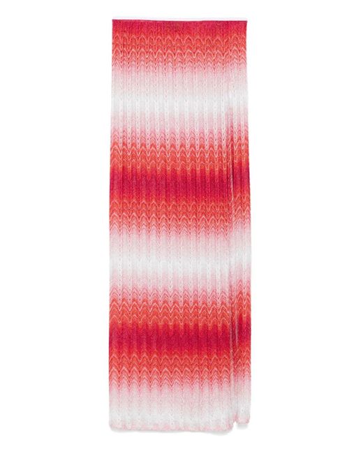 Missoni サイドスリット マキシスカート Red