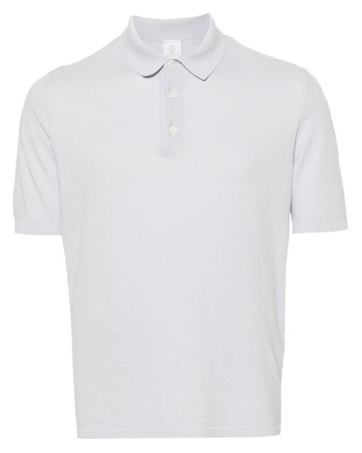 Eleventy Poloshirt mit kurzen Ärmeln in White für Herren