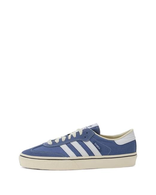 Adidas Blue Sneakers Mit Logo-Patch