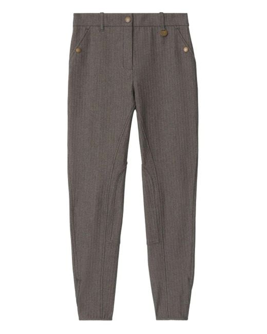 Burberry ロゴディテール パンツ Gray