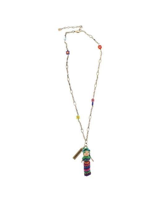 Collier À Breloque Poupée DSquared² en coloris White