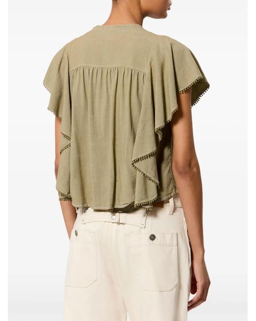 Isabel Marant Gray Marlie Top
