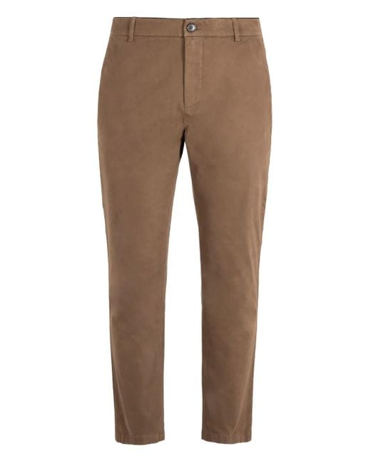 Department 5 Brown Cotton Trousers for men