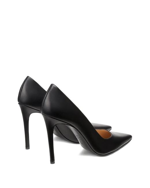 Stuart Weitzman Black Power Pointed-Toe Pumps