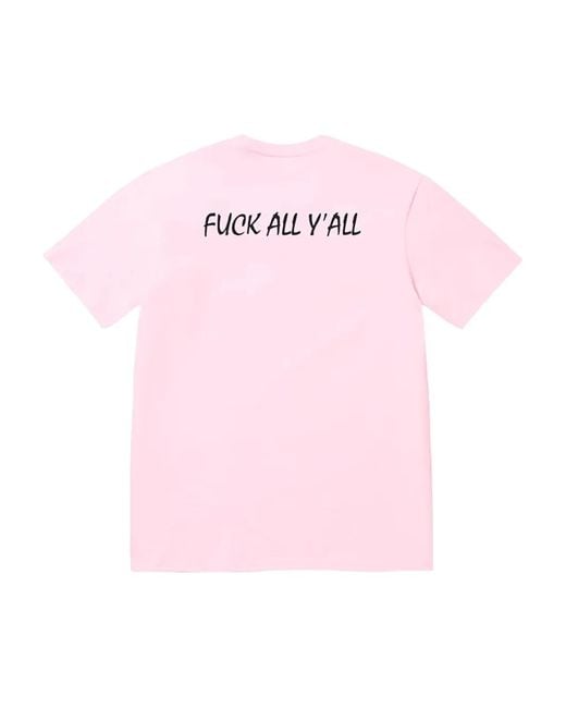 Supreme Pink Split T-Shirt