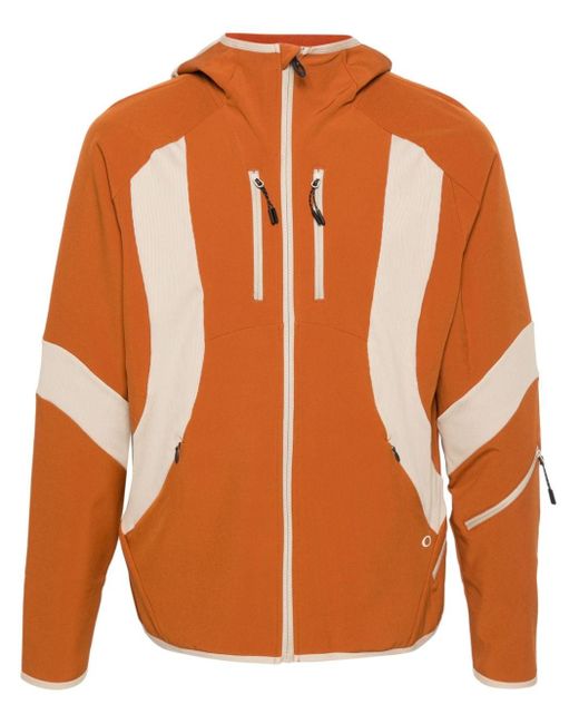 Oakley Orange Latitude Arc Hooded Jacket for men