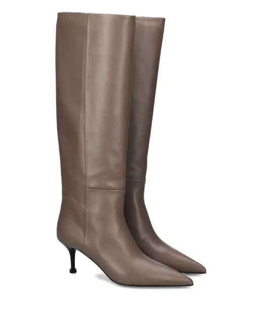 Premiata Brown 65Mm Knee-High Boots