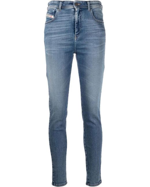 DIESEL Blue 1984 Slandy-High 09D62 Skinny Jeans