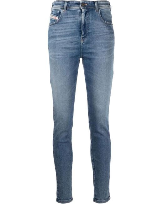 DIESEL Blue 1984 Slandy-High 09D62 Skinny Jeans