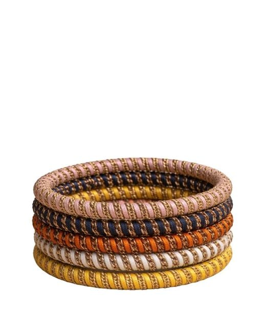 ’ROBERTO DEMEGLIO Metallic Gio Braided Bracelet