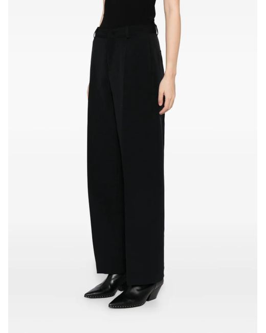 JNBY Black Straight-Leg Trousers