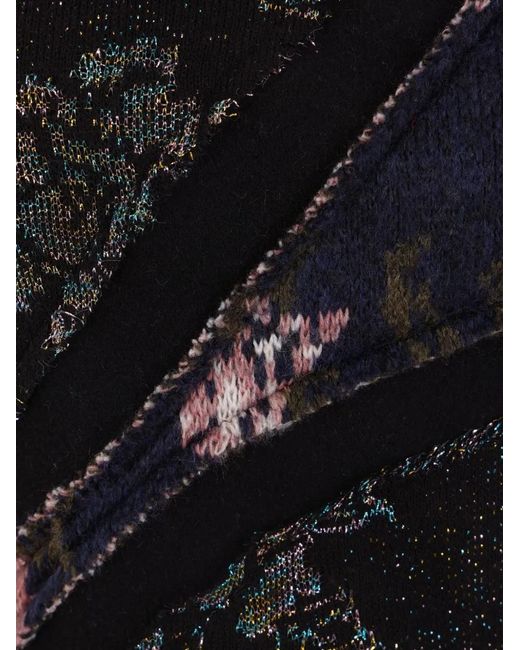 Rave Review Black Floral-Patchwork Pullover