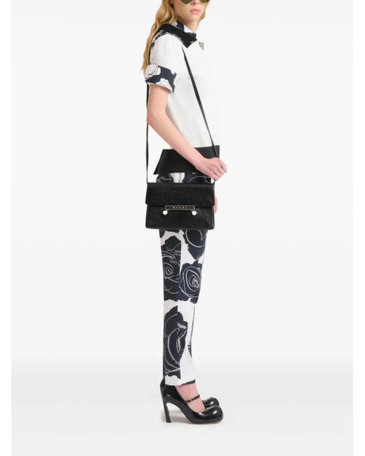 Marni Black Small Envelope Shoulder Bag
