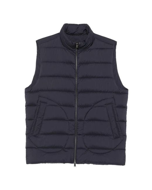 Chaleco Acolchado Con Capucha Herno de hombre de color Blue