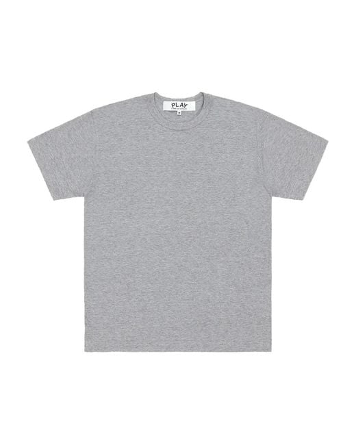 COMME DES GARÇONS PLAY Gray Play Reverse-Heart T-Shirt