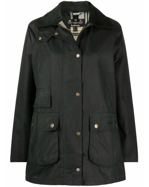 Barbour Black Tain Wax Jacket