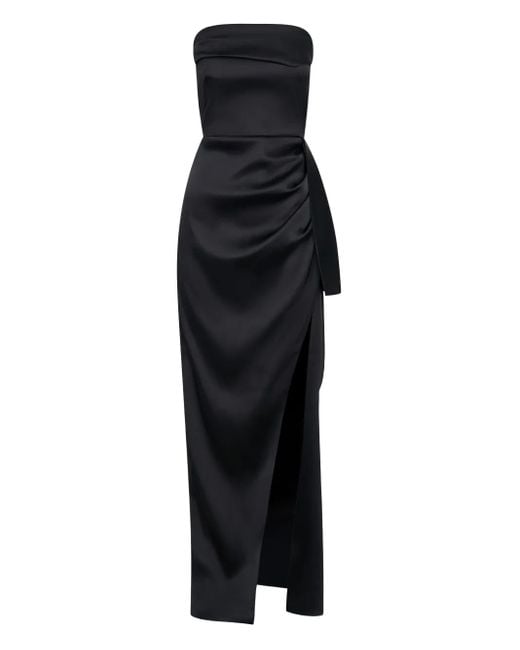 Nicholas Black Erelyn Strapless Draped Maxi Dress