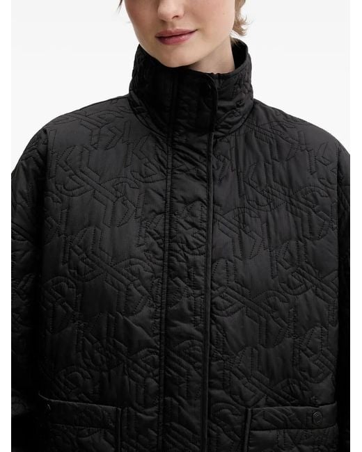 Karl Lagerfeld Black Quilted Jacket