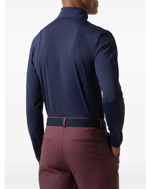 Bogner Blue Harry Mock-Neck Base Layers for men