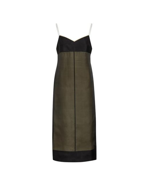 Voranida Green Abigail Silk Dress