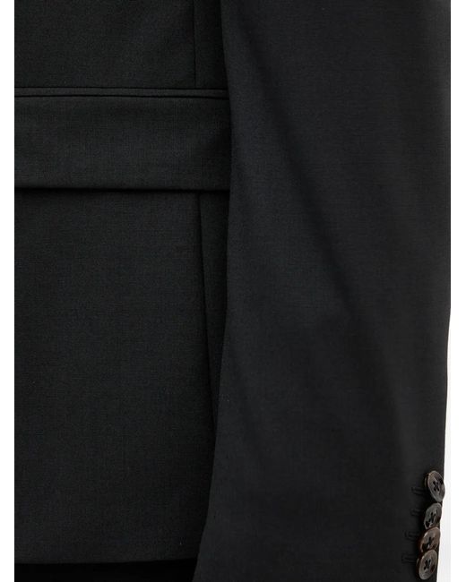 Mos Mosh Black Single-Breasted Blazer for men