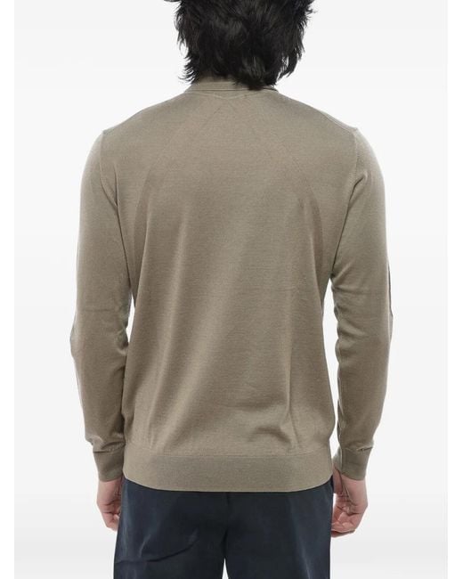 Paolo Pecora Gray Turtleneck Sweater for men