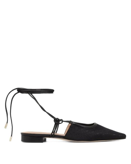 Boss White Charlize Ballerinas