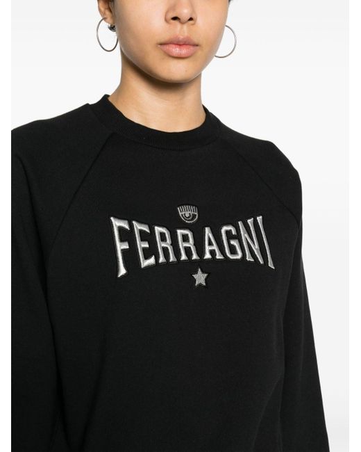 Chiara Ferragni ロゴ スウェットシャツ Black
