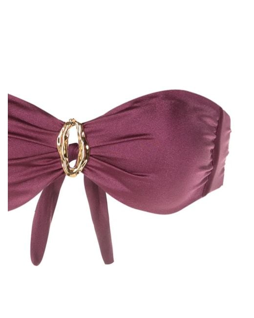 Brigitte Bardot ストラップレス ビキニ Purple