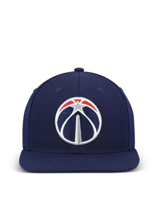 Mitchell & Ness Blue Nba Team Ground 2.0 Washington Wizards Cap for men