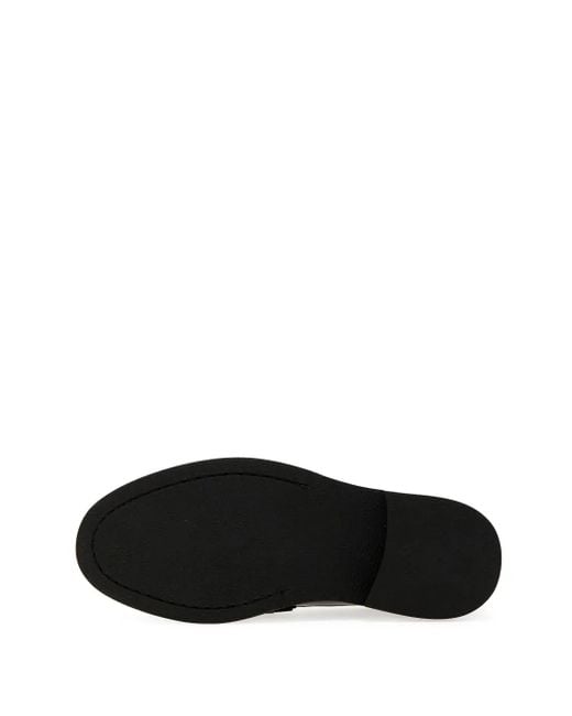 メンズ Filling Pieces エンブロイダリー ローファー Black