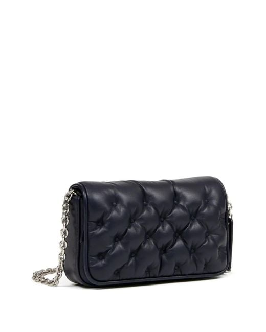 Maison Margiela Blue Glam Slam Quilted Chain Shoulder Bag