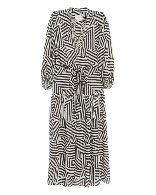 Bambah Black Geo Dress