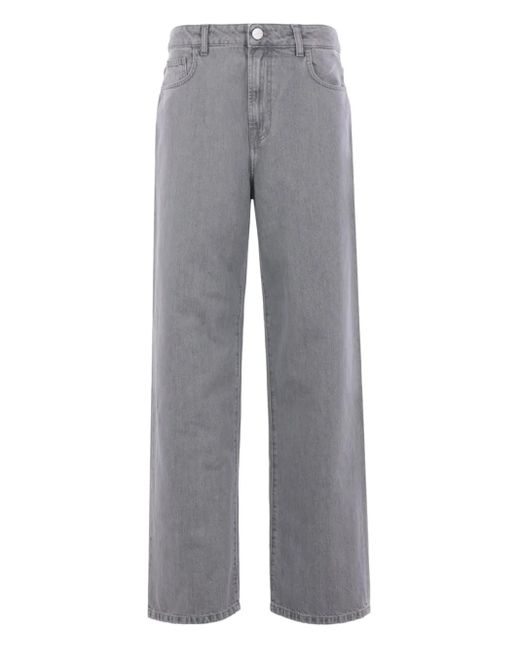 Rohe Jeans Met Vervaagd Effect in het Gray