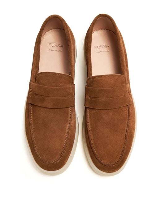 Forsa Brown Armando Loafers for men