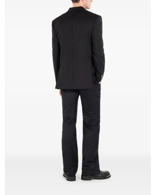 メンズ Roberto Cavalli プリーツ ジャケット Black