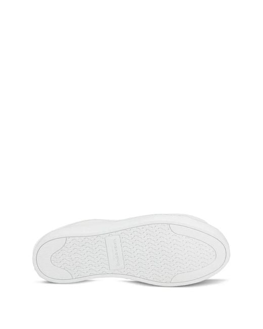 Vagabond White Zoe Lace-Up Platform Sneakers