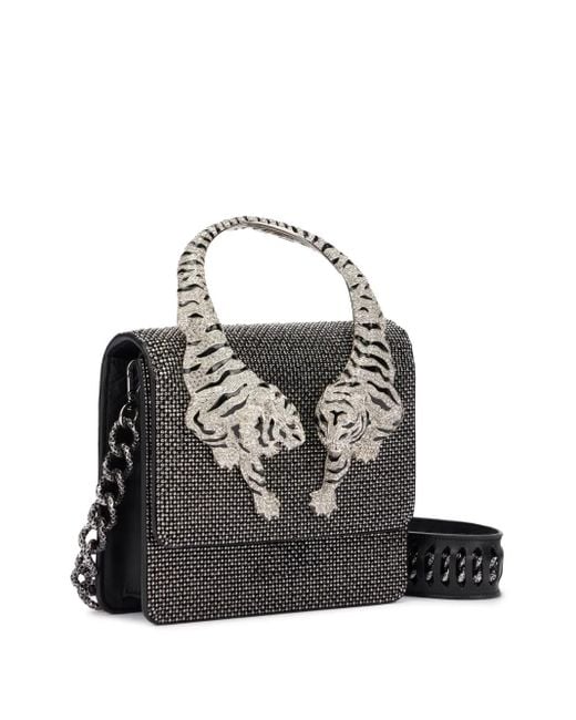 Roberto Cavalli Roar Mini-Tas in het Black