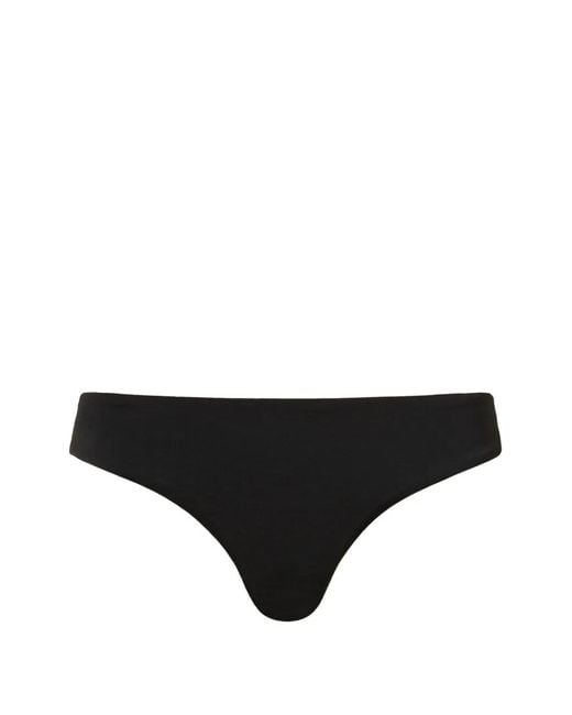 Twinset Black Charmeuse Brazilian Briefs