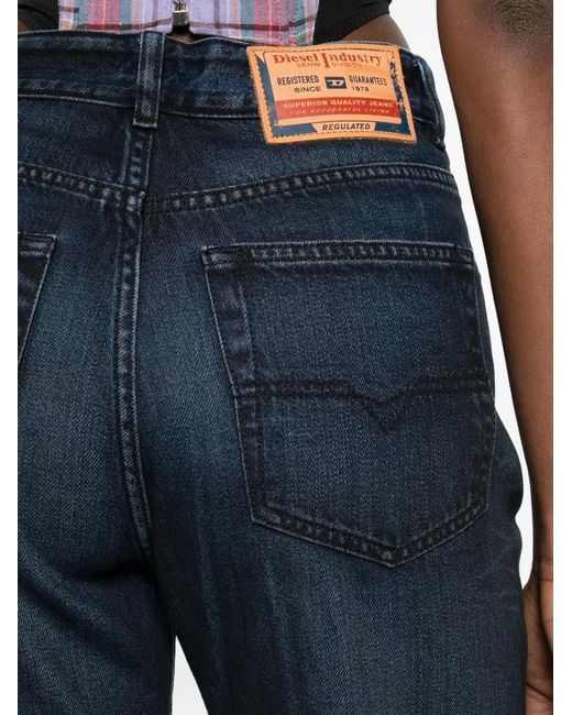 DIESEL Blue Button Jeans