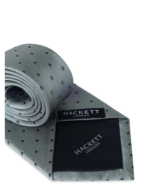 Hackett Blue Mayfair Dot Twill Tie for men