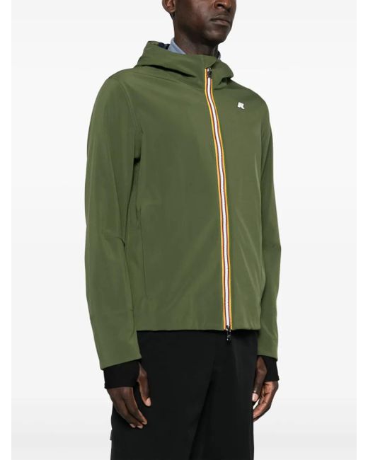 K-Way Green Jacko Bonded Jacket for men