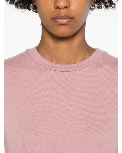 Extreme Cashmere Pink Short-Sleeve Crew-Neck T-Shirt
