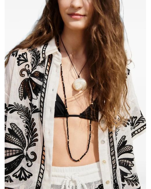 Farm Rio White Copacabana Beach Shirt