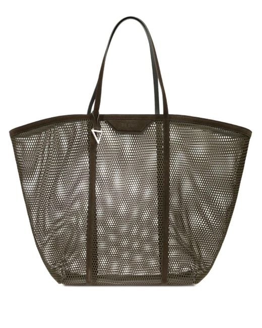 The Attico Black Estate Meravigliosa Tote Bag
