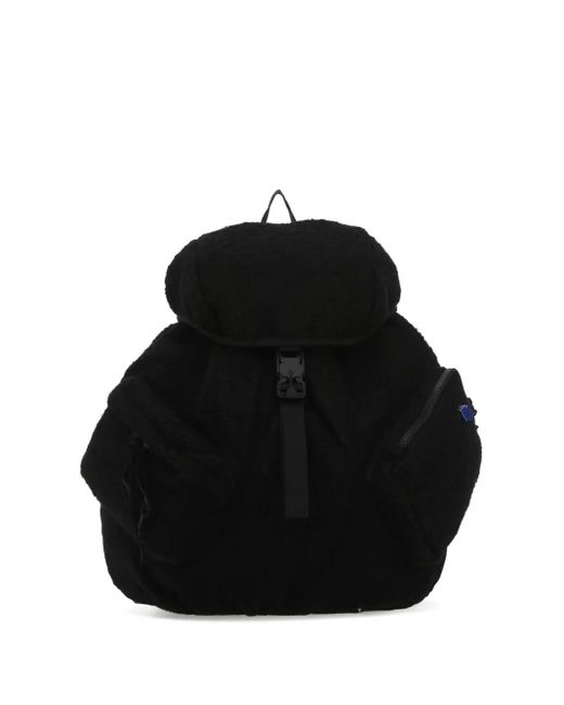 Adererror Black Bouclé Backpack for men