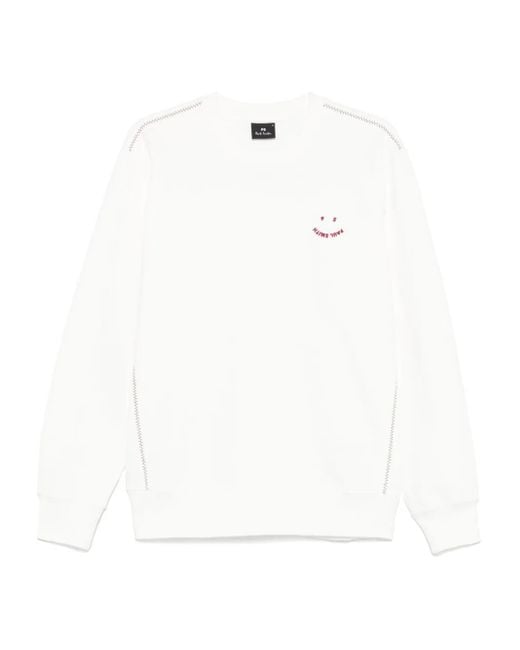 メンズ Paul Smith Happy スウェットシャツ White
