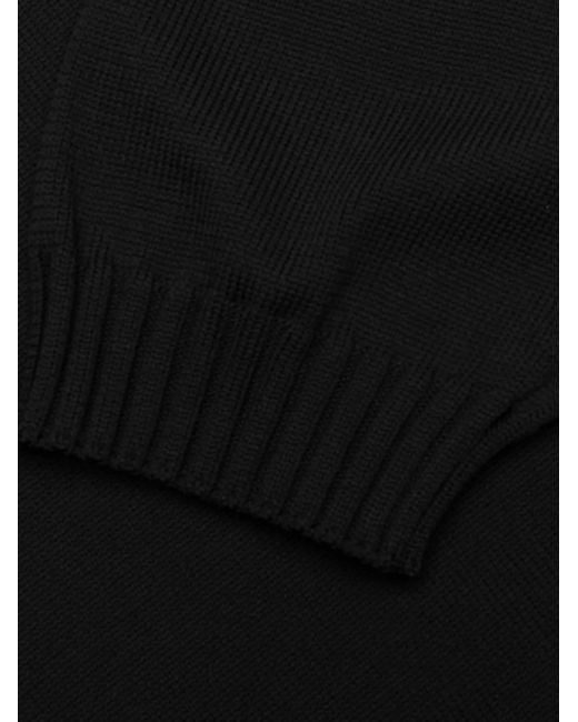 Jersey con bordado de calavera y huesos MASTERMIND WORLD de hombre de color Black
