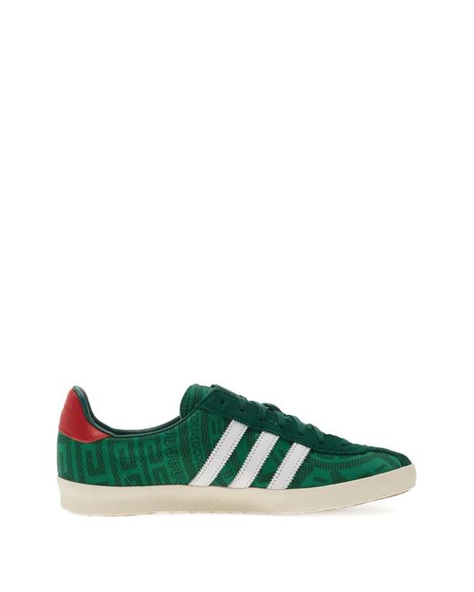 Adidas Green Baskets Mexicana À Rayures for men