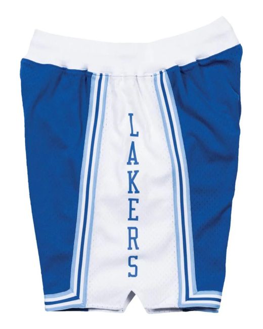 Mitchell & Ness Blue "Nba Los Angeles Lakers Alternate 1996-97" Authentic Shorts for men